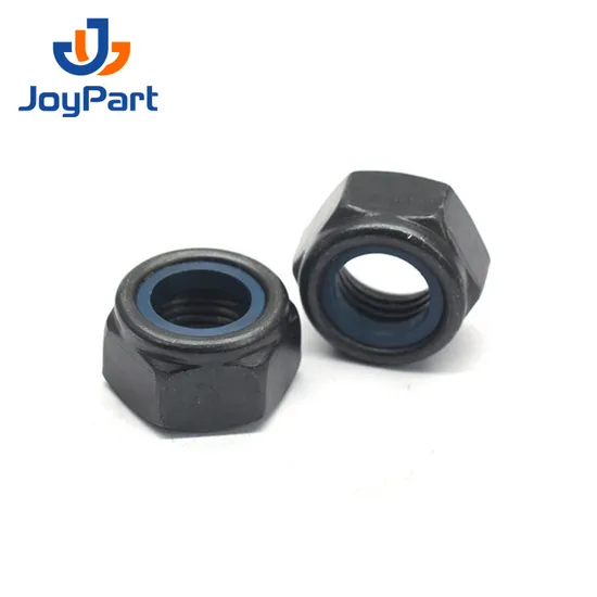 Edelstahl mit niedrigem Preis SS 304 316 A2 A4 Hex Dicke Nylon -Einsatzmutter Din982 M8