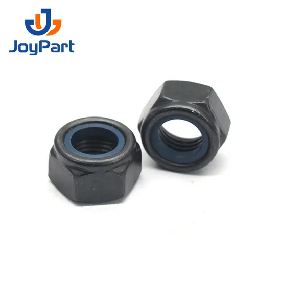 Edelstahl mit niedrigem Preis SS 304 316 A2 A4 Hex Dicke Nylon -Einsatzmutter Din982 M8