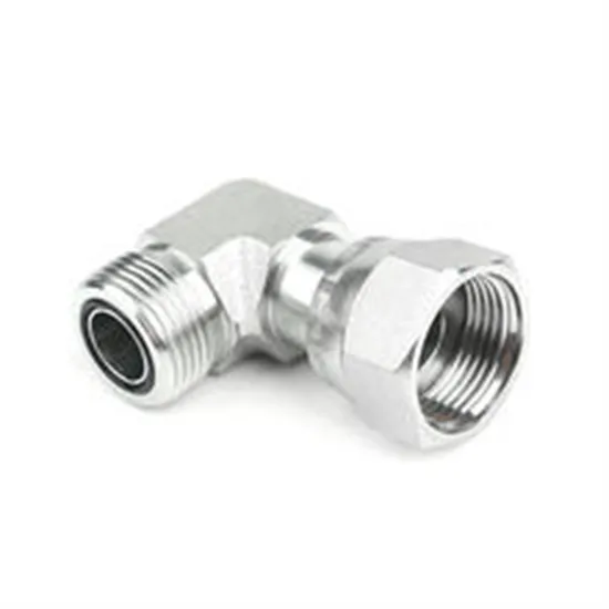 Kohlenstoffstahl externe hexagonale Gelenkverbindungshydraulikschlauchadapter schwarz