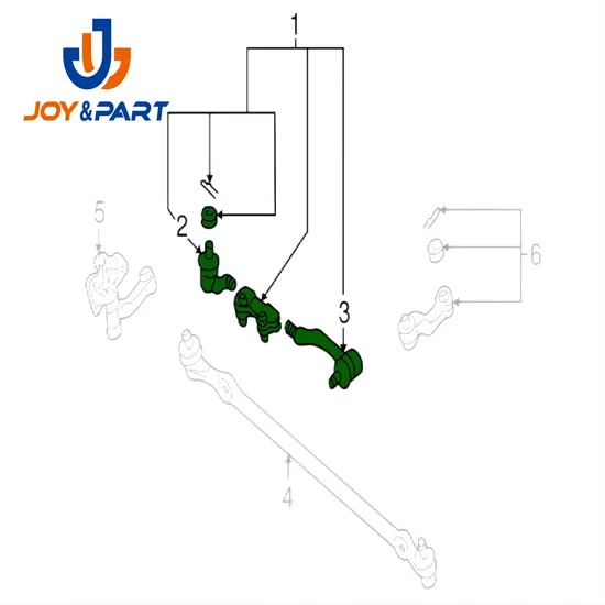 China Factory Auto Ersatzteile Lenkungsteile Stange End für 48510-3S525
