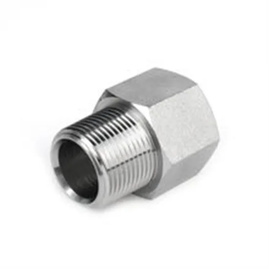 Kohlenstoffstahl externe hexagonale Gelenkverbindungshydraulikschlauchadapter schwarz