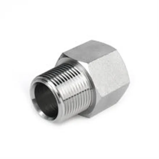 Kohlenstoffstahl externe hexagonale Gelenkverbindungshydraulikschlauchadapter schwarz