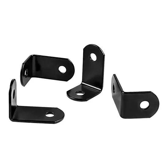 Kleine einreihe Auto Arbeit Lichthalterung rostsicherer schwarzes Offroad-Fahrzeug-Scheinwerfer rechtwinkliger Befestigungshalterung