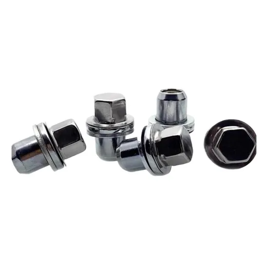 Autoteile -Radbefestigungen mit Waschmutter