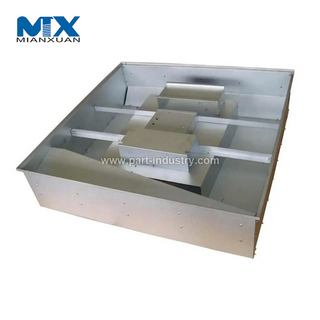 Benutzerdefinierte Herstellung Services Blechlaser Schneidlaserschweißmetall -Gehäusekomponenten Stempeln Stanzblech