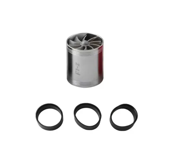 65-75 mm Double Decker Supercharger Turbo Lüfterluftansaugerfilter mit Kraftstoffretter für Autos