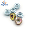 Zinkplattierte Hex -Flanschmuttern Din6923 Kohlenstoffstahl M6 M8 gezackt