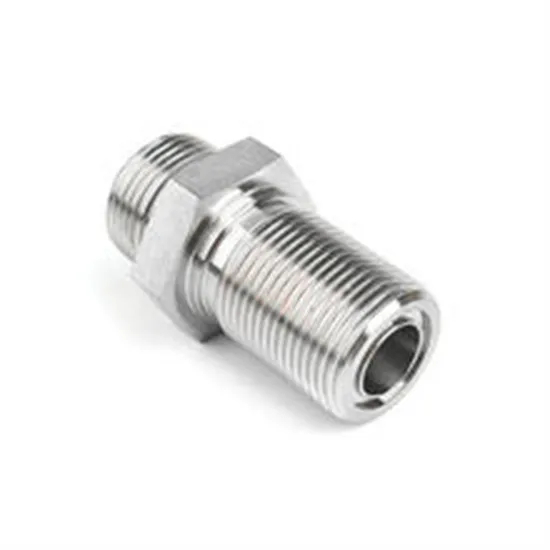 Kohlenstoffstahl externe hexagonale Gelenkverbindungshydraulikschlauchadapter Zinkplattiert