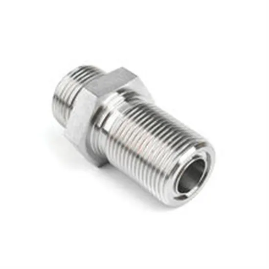 Kohlenstoffstahl externe hexagonale Gelenkverbindungshydraulikschlauchadapter Zinkplattiert