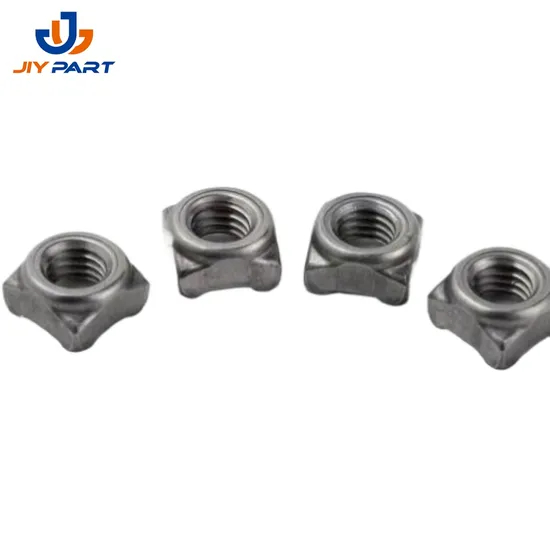 Benutzerdefiniertes Schweißnuss mit Quadratwindenschweißmutter Aluminium Fixierung