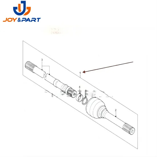 Verteidiger 1983 bis 2006 vordere Rh -Achswelle. Teil TDB500280