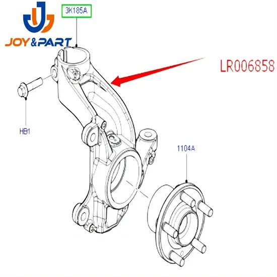 LR006858 Rechte Lenkung für LR2 2008-2012