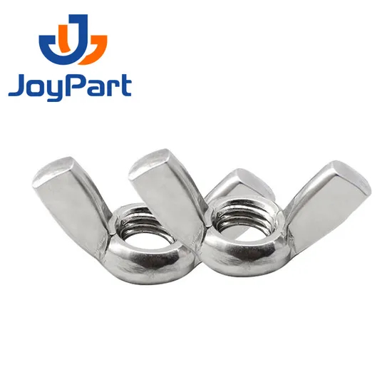 Edelstahl Inox Inox AISI ASTM B8M B8 B7 18-8 DIN315 NYLON RUNDED WINGS WING NUTS
