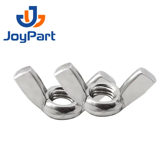 Edelstahl Inox Inox AISI ASTM B8M B8 B7 18-8 DIN315 NYLON RUNDED WINGS WING NUTS