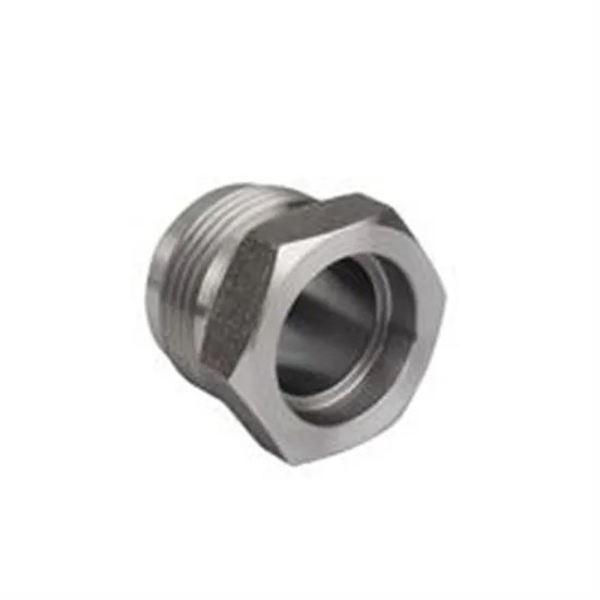 Kohlenstoffstahl externe hexagonale Gelenkverbindungshydraulikschlauchadapter Zinkplattiert