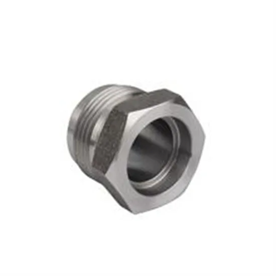 Kohlenstoffstahl externe hexagonale Gelenkverbindungshydraulikschlauchadapter Zinkplattiert