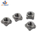 Standard DIN 928 Porca Solda Quadrada Quadratschweißmutter Kohlenstoffstahl Zinkten Sie vier Quadratschweißmutter