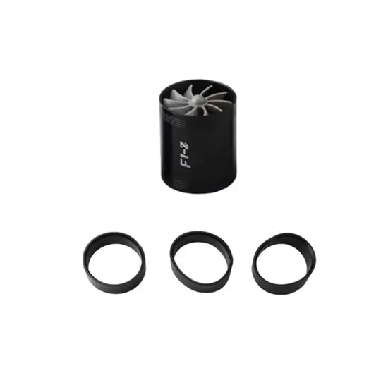 65-75 mm Double Decker Supercharger Turbo Lüfterluftansaugerfilter mit Kraftstoffretter für Autos