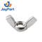Edelstahl Inox Inox AISI ASTM B8M B8 B7 18-8 DIN315 NYLON RUNDED WINGS WING NUTS