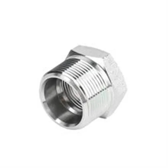 Kohlenstoffstahl externe hexagonale Gelenkverbindungshydraulikschlauchadapter Zinkplattiert