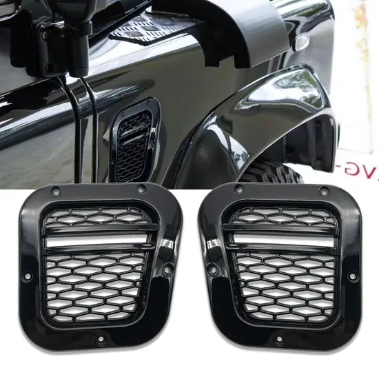 Automatische Ersatzteile Autozubehör Tuning Air Side Vents Kühlergrill für Verteidiger