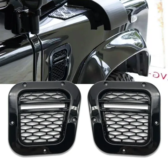 Automatische Ersatzteile Autozubehör Tuning Air Side Vents Kühlergrill für Verteidiger
