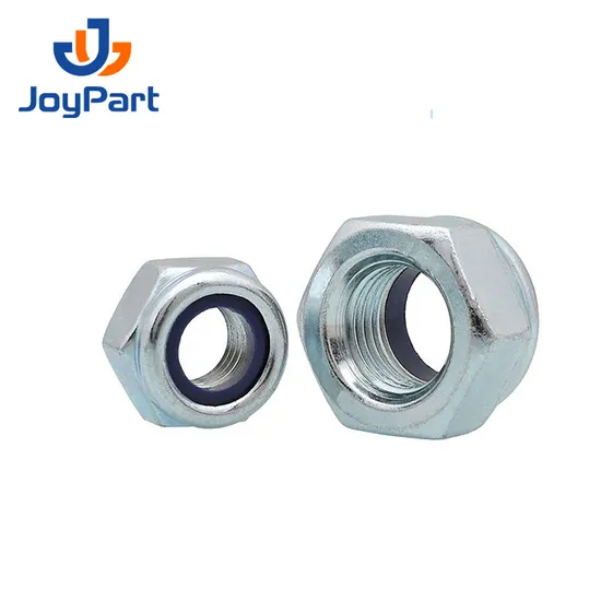 Edelstahl mit niedrigem Preis SS 304 316 A2 A4 Hex Dicke Nylon -Einsatzmutter Din982 M8