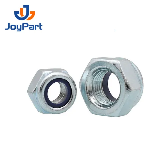 Edelstahl mit niedrigem Preis SS 304 316 A2 A4 Hex Dicke Nylon -Einsatzmutter Din982 M8