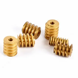 Schneckengetriebe aus Messing